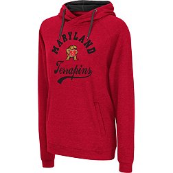 Colosseum Women's Maryland Terrapins Red Hoodie