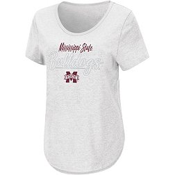 Colosseum Women's Mississippi State Bulldogs White Promo T-Shirt