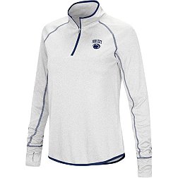 Colosseum Women's Penn State Nittany Lions Gray Stingray 1/4 Zip Jacket