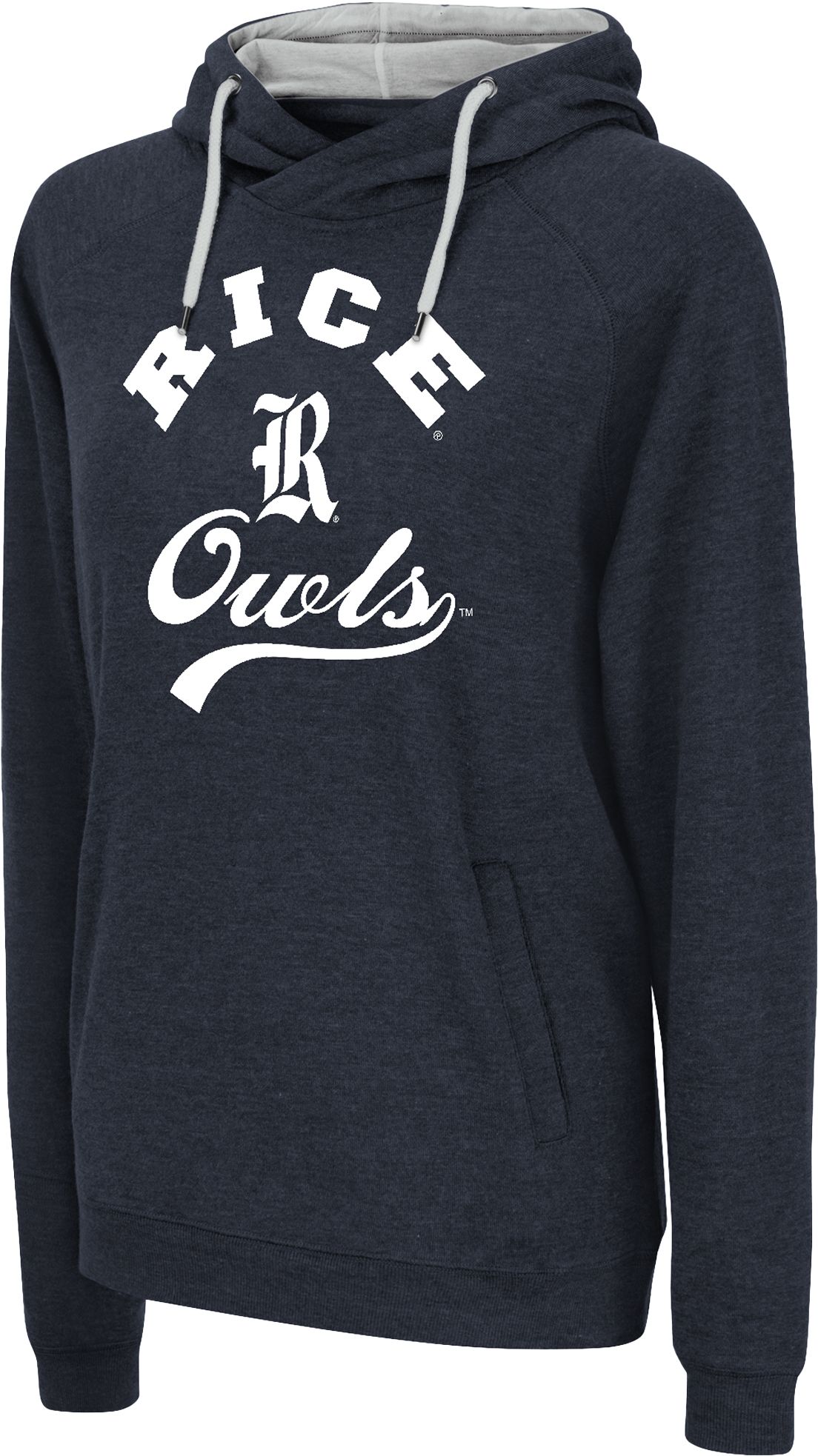 Colosseum Women's Rice Owls Blue Hoodie