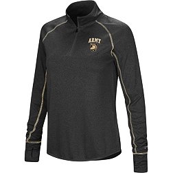 Colosseum Women's Army West Point Black Knights Black Stingray 1/4 Zip Jacket