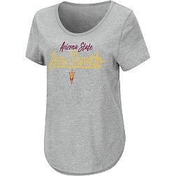 Colosseum Women's Arizona State Sun Devils Gray Promo T-Shirt