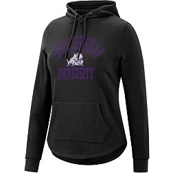 Colosseum Women's TCU Horned Frogs Black Crossover Hoodie