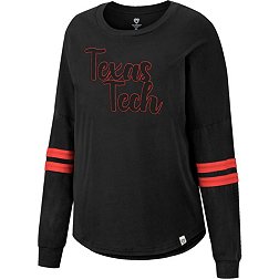 Colosseum Women's Texas Tech Red Raiders Black Earth Longsleeve T-Shirt