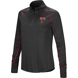 Colosseum Women's Texas Tech Red Raiders Black Stingray 1/4 Zip Jacket