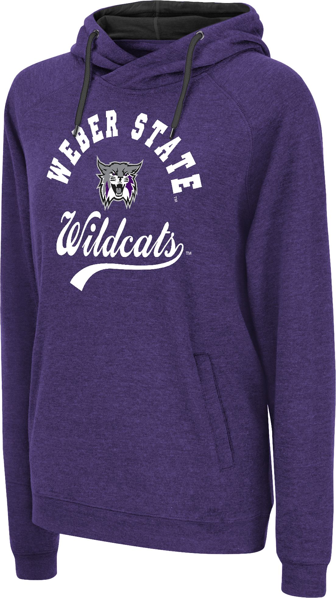 Colosseum Women's Weber State Wildcats Purple Hoodie