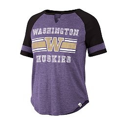 Colosseum Women's Washington Huskies Purple Raglan T-Shirt