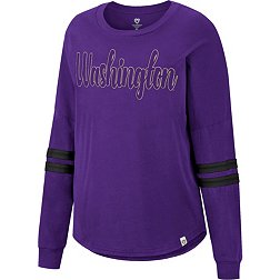 Colosseum Women's Washington Huskies Purple Earth Longsleeve T-Shirt