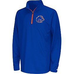 Colosseum Youth Boise State Broncos Royal Draft 1/4 Zip Jacket