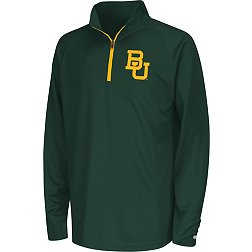 Colosseum Youth Baylor Bears Green Draft 1/4 Zip Jacket