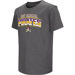 Colosseum Youth East Carolina Pirates Gray Promo T-Shirt