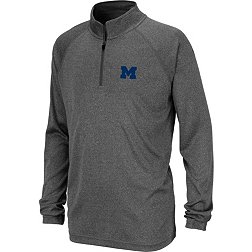 Colosseum Youth Michigan Wolverines Grey ¼ Zip