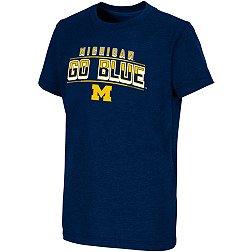 Colosseum Youth Michigan Wolverines Blue Playbook T-Shirt