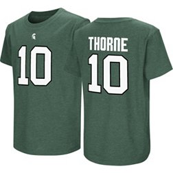 Colosseum Youth Michigan State Spartans Green Payton Thorne #10 T-Shirt