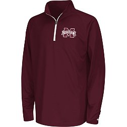Colosseum Youth Mississippi State Bulldogs Maroon Draft 1/4 Zip Jacket
