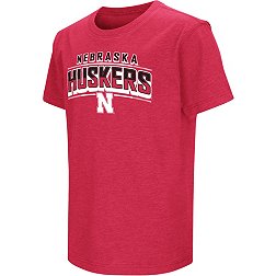 Colosseum Youth Nebraska Cornhuskers Scarlet Promo T-Shirt