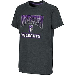 Colosseum Youth Northwestern Wildcats Black Toffee T-Shirt