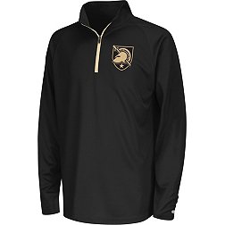 Colosseum Youth Army West Point Black Knights Black Draft 1/4 Zip Jacket