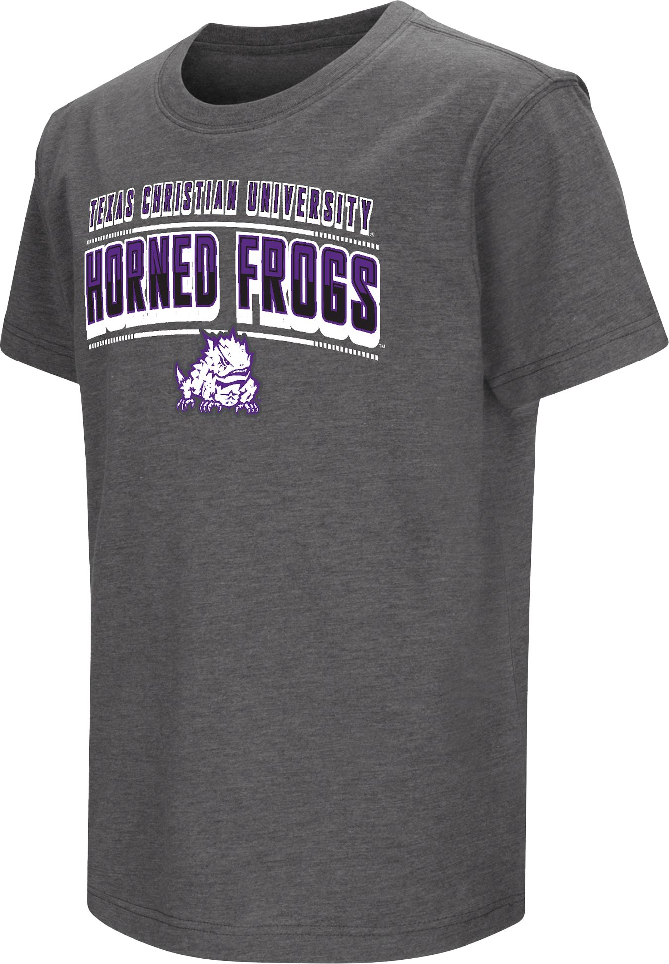 Colosseum Youth TCU Horned Frogs Gray Promo T-Shirt