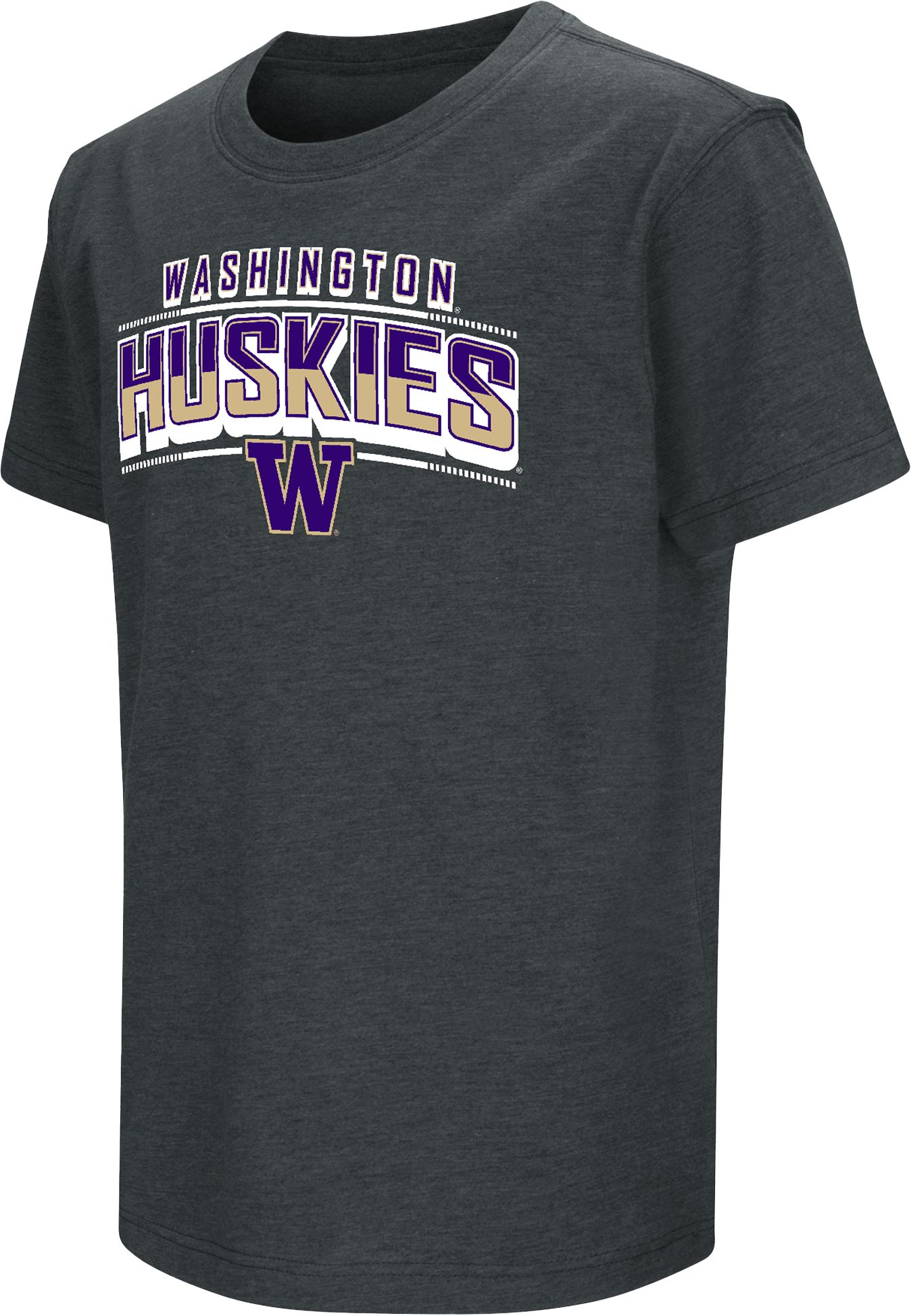 Colosseum Youth Washington Huskies Black Promo T-Shirt