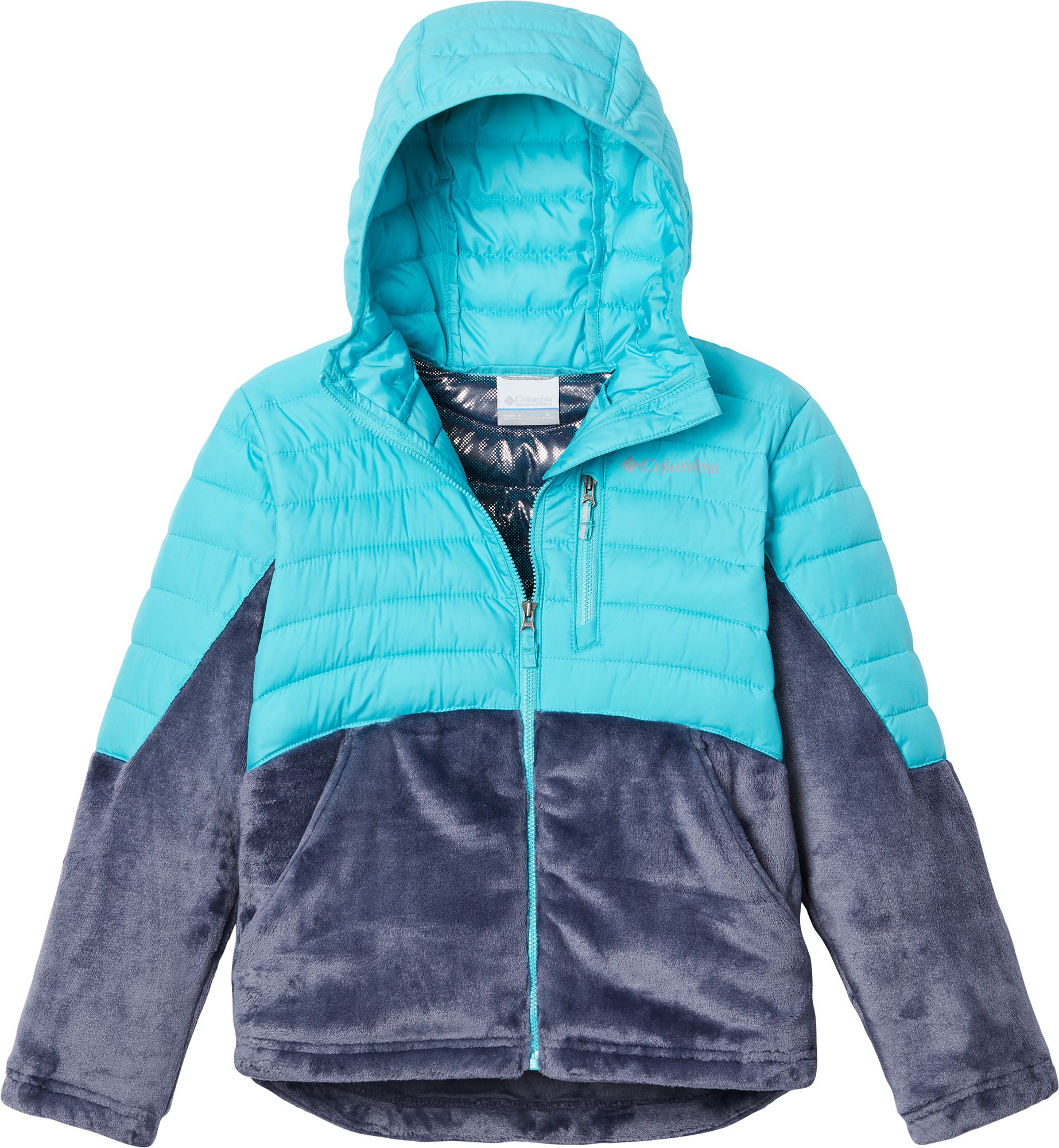 Columbia Girls' Powder Lite Novelty Hooded Jacket