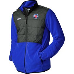 Columbia Men's Chicago Cubs Blue Full-Zip Fleece Jacket