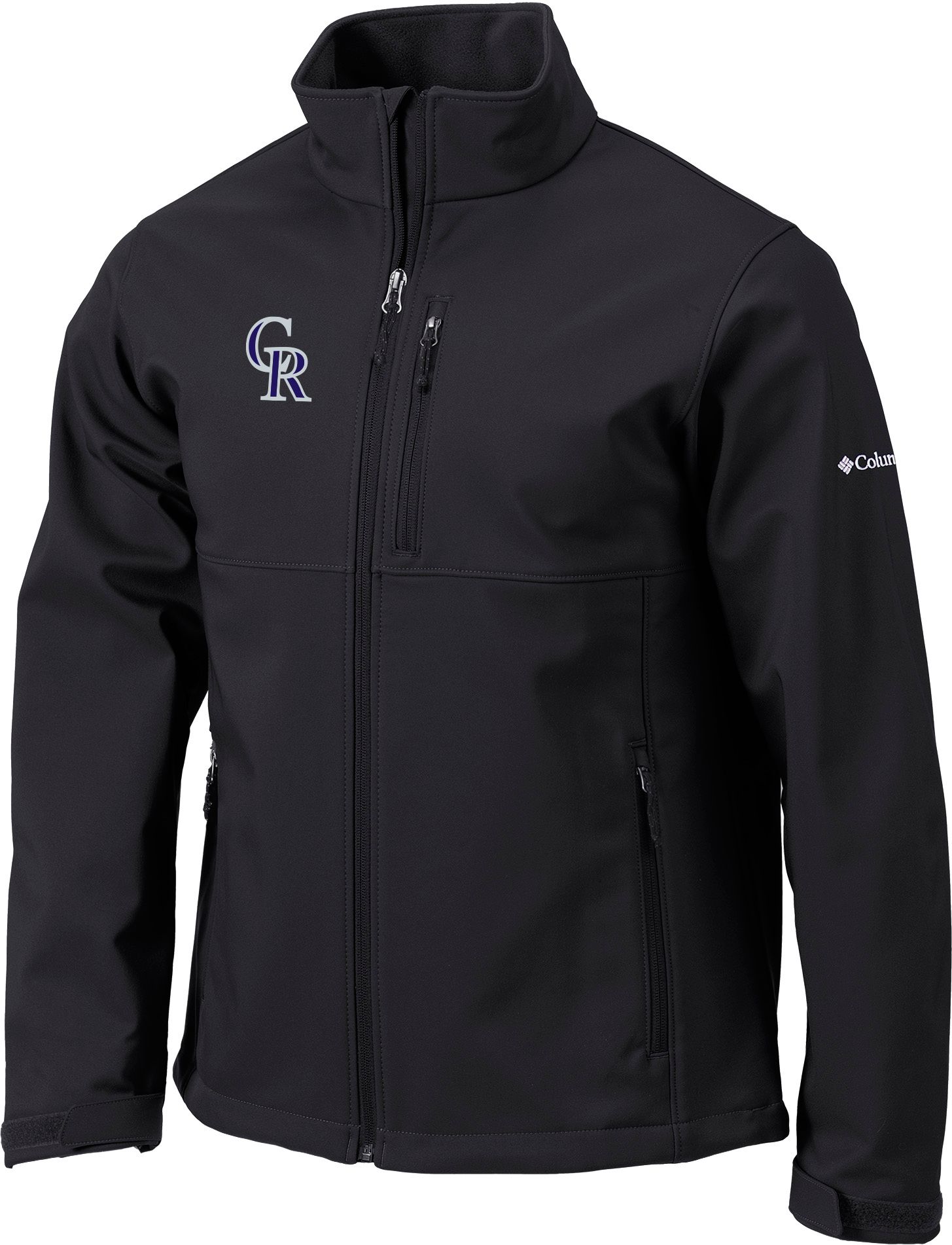 Columbia Men's Colorado Rockies Black Ascender Full-Zip Jacket