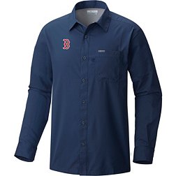 Columbia Men's Boston Red Sox Navy Slack Tide Long Sleeve T-Shirt