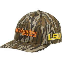 Columbia Men's LSU Tigers Camo PHG Flexfit Hat