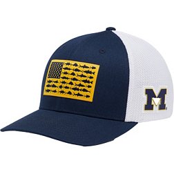 Columbia Women's Michigan Wolverines Blue Flexfit Hat