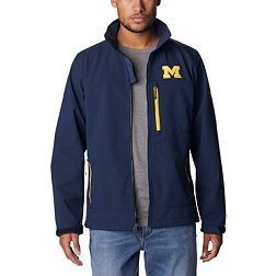 Columbia Men's Michigan Wolverines Blue Ascender Full Zip Jacket