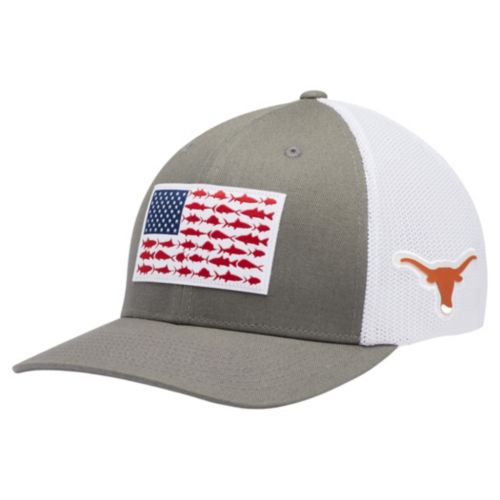 Columbia Men's Texas Longhorns Green PFG Mesh Fitted Hat Dick's