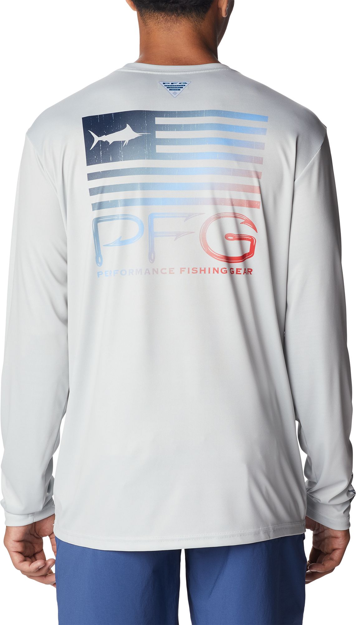 Columbia Men's Terminal Tackle Fish Star Long Sleeve Shirt