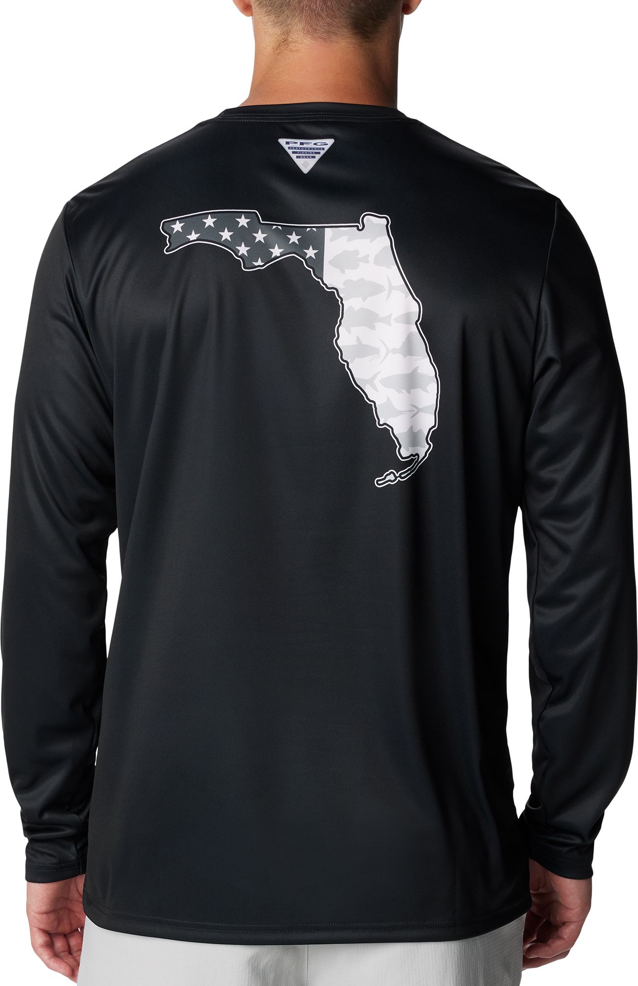 Columbia Men's PFG Terminal Tackle Statetriot Long Sleeve Shirt