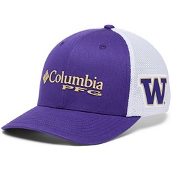 Columbia Washington Huskies Purple PFG Mesh Adjustable Hat