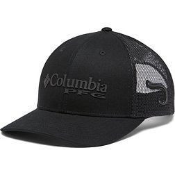 Columbia PFG Logo Mesh Snapback Hat - Low