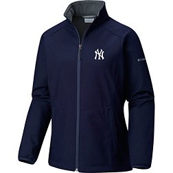 Columbia Women's New York Yankees Navy Kruser Ridge II Softshell Jacket