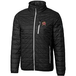 Cutter & Buck Men's Maryland Terrapins Black Rainier PrimaLoft Eco Full-Zip Jacket