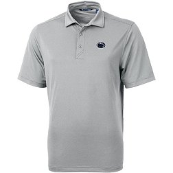 Cutter & Buck Men's Penn State Nittany Lions Grey Virtue Eco Pique Polo