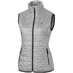 Cutter & Buck Women's Cincinnati Bearcats Grey Rainier PrimaLoft Eco Full-Zip Vest
