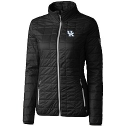 Cutter & Buck Women's Kentucky Wildcats Black Rainier PrimaLoft Eco Full-Zip Jacket