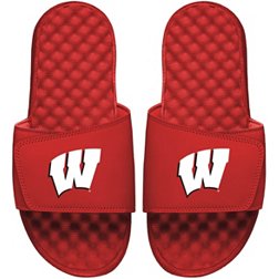 ISlide Wisconsin Badgers Red Sandals