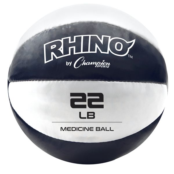 Champion Sports Rhino Leather Medicine Ball - No Color