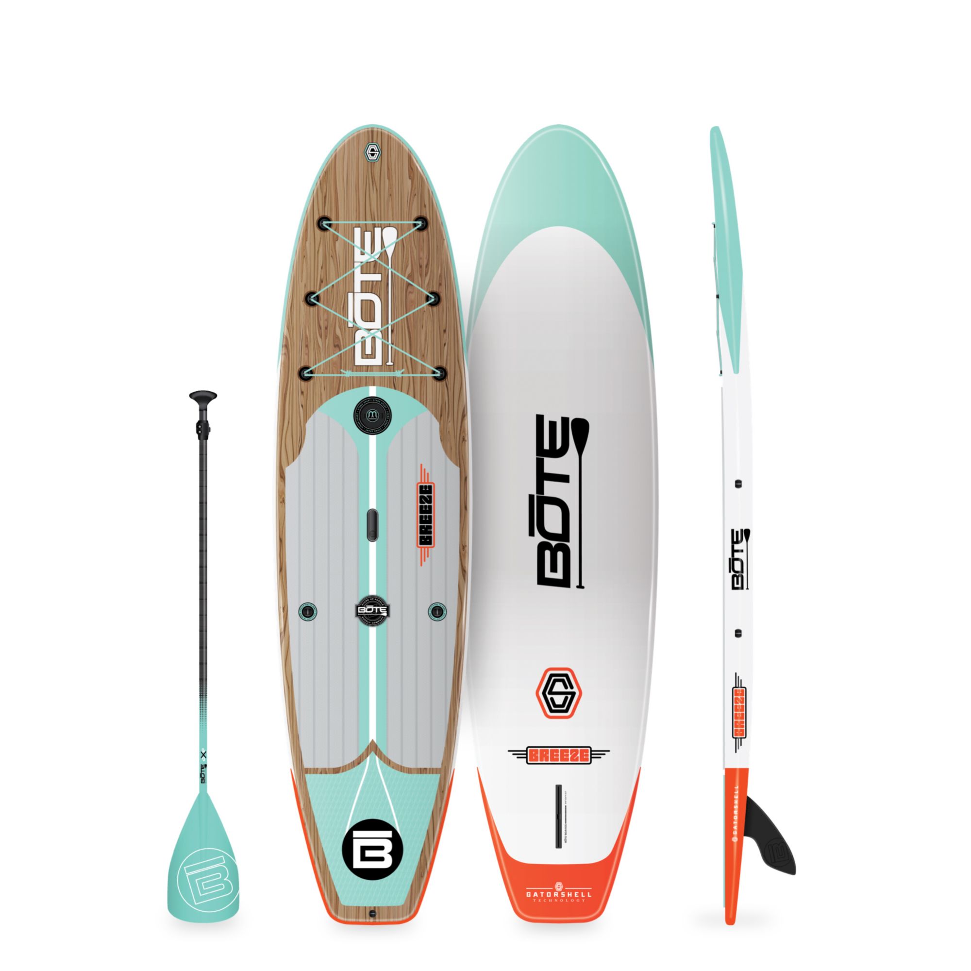 BOTE Breeze Gatorshell Stand-Up Paddle Board Set