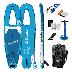 Cressi Reef Windowed Inflatable Stand-Up Paddle Board Set