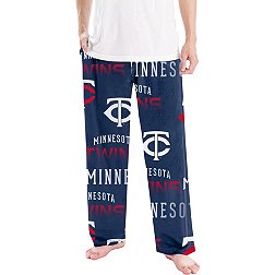 Concepts Sport Men's Minnesota Twins Navy All Over Print Microfleece Pants