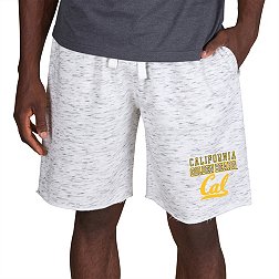 Concepts Sport Men's Cal Golden Bears White Alley Fleece Shorts