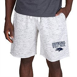 Concepts Sport Men's Nevada Wolf Pack White Alley Fleece Shorts