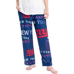 Concepts Sport Women's New York Giants Windfall Royal Fleece Pants