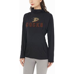 Concepts Sport Women's Anaheim Ducks Flagship Black Pullover Hoodie